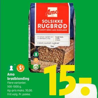 Coop 365 Amo solsikkerugbrødsblanding tilbud