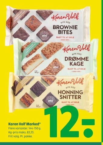 Coop 365 Karen volf kager tilbud