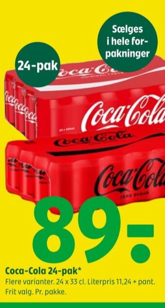 Coop 365 Coca cola cola tilbud