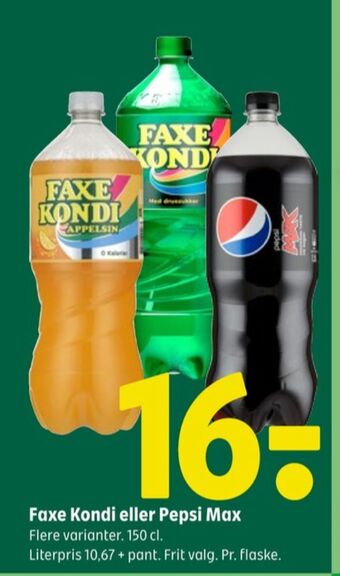 Coop 365 Faxe kondi sportssodavand tilbud