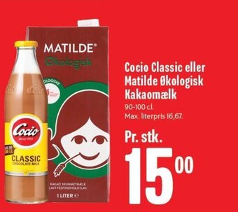 Min Købmand Cocio Classic eller Matilde Økologisk Kakaomælk tilbud
