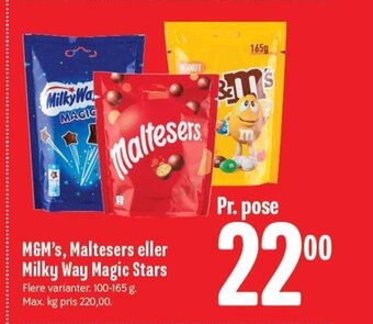 Min Købmand M&M's, Maltesers eller Milky Way Magic Stars tilbud