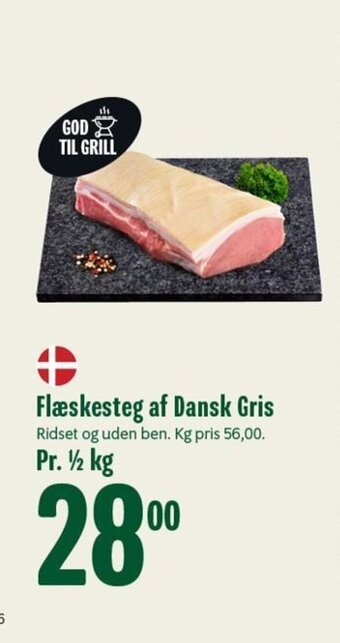 Min Købmand Flæskesteg af Dansk Gris tilbud