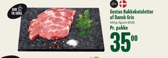 Min Købmand Gestus Nakkekoteletter af Dansk Gris tilbud