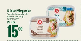 Min Købmand K-Salat Pålægssalat tilbud
