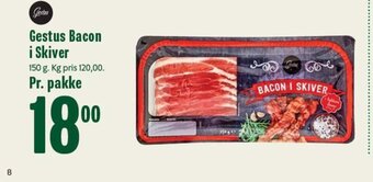 Min Købmand Gestus Bacon i Skiver tilbud