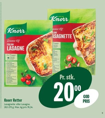 Min Købmand Knorr Retter tilbud