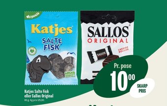 Katjes Salte Fisk eller Sallos Original