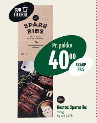 Min Købmand Gestus Spareribs tilbud