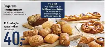 Føtex Bagerens morgenmenu tilbud