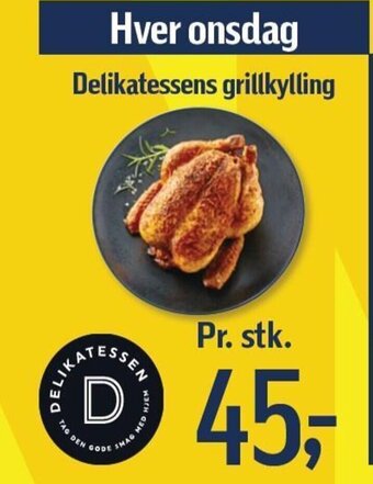 Føtex Delikatessens grillkylling tilbud