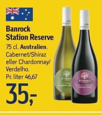 Føtex Banrock Station Reserve 75 cl tilbud