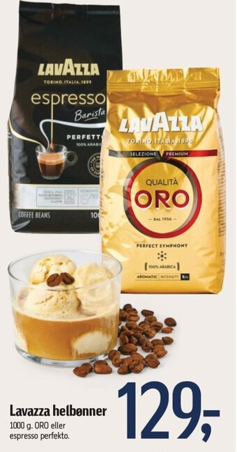 Føtex Lavazza helbønner tilbud