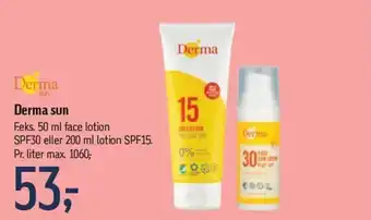 Føtex Derma sun tilbud