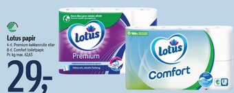 Føtex Lotus papir tilbud