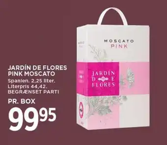 MENY JARDÍN DE FLORES PINK MOSCATO tilbud