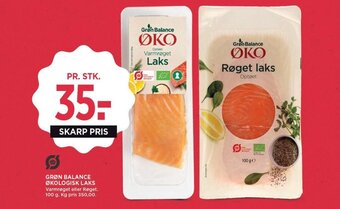 MENY GRØN BALANCE ØKOLOGISK LAKS tilbud