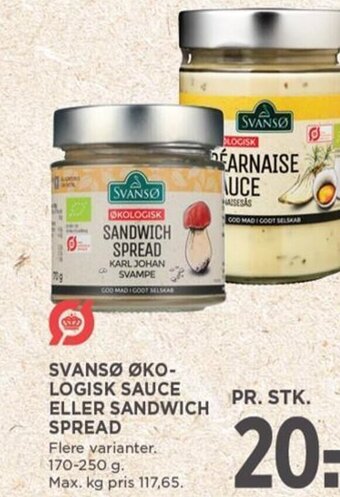 SVANSØ ØKO-LOGISK SAUCE ELLER SANDWICH SPREAD