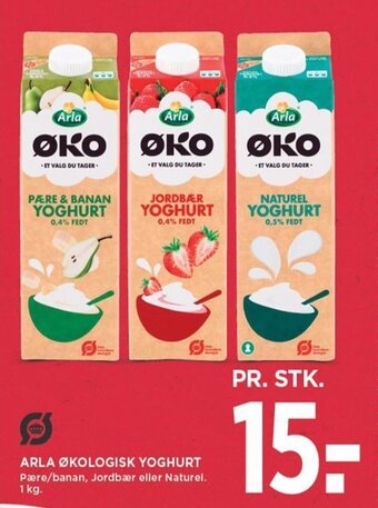 MENY ARLA ØKOLOGISK YOGHURT tilbud