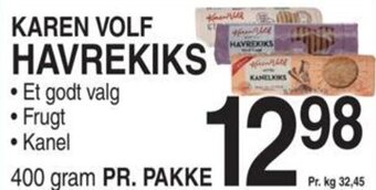 ABC Lavpris KAREN VOLF HAVREKIKS tilbud