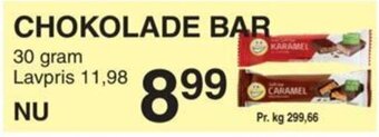 ABC Lavpris CHOKOLADE BAR tilbud