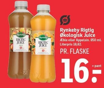 SPAR Rynkeby Rigtig Økologisk Juice tilbud
