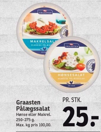 SPAR Graasten Pålægssalat tilbud
