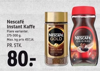 SPAR Nescafé Instant Kaffe tilbud