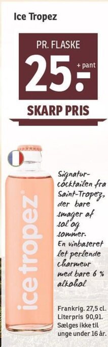 SPAR Ice Tropez tilbud