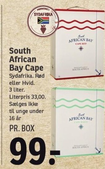 SPAR South African Bay Cape Sydafrika. tilbud