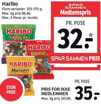 SPAR Haribo tilbud