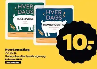 Netto Hverdags pålæg 70-80 g. tilbud
