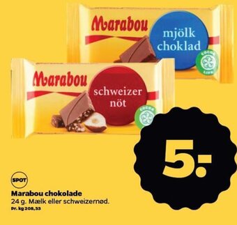 Netto Marabou chokolade tilbud
