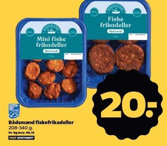 Netto Bådsmand fiskefrikadeller tilbud