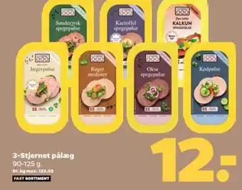 Netto 3-Stjernet pålæg 90-125 g. tilbud
