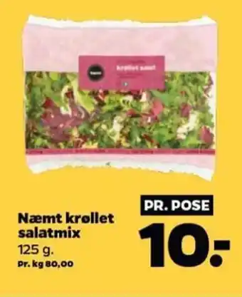 Netto Næmt krøllet salatmix 125 g. tilbud