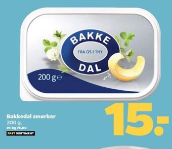 Netto Bakkedal smørbar 200 g. tilbud