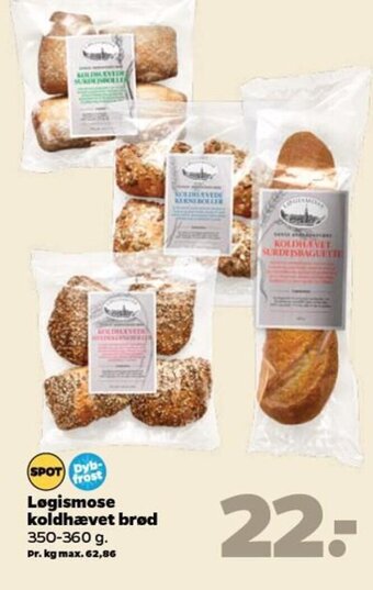 Netto Løgismose koldhævet brød 350-360 g. tilbud