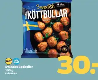 Netto Svenske kødboller 500 g. tilbud