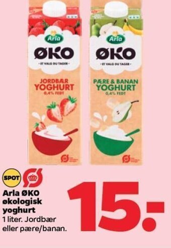 Netto Arla øko økologisk Yoghurt tilbud