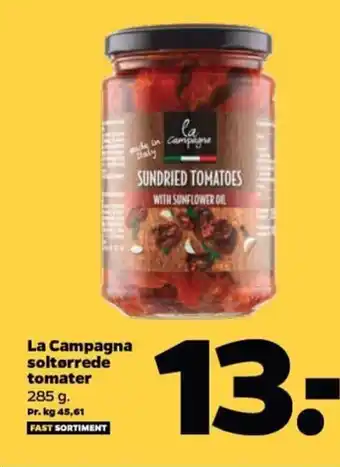 Netto La Campagna soltørrede tomater tilbud