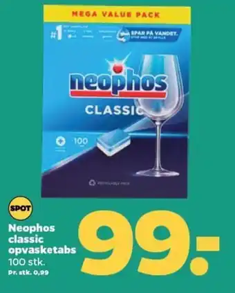 Netto Neophos classic opvasketabs tilbud