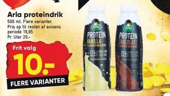 Bilka Arla proteindrik tilbud