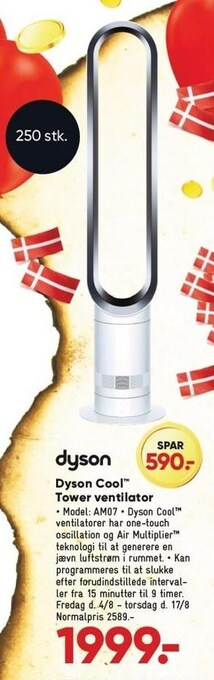 Bilka Dyson cool tower ventilator tilbud