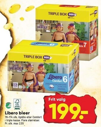 Bilka Libero bleer tilbud