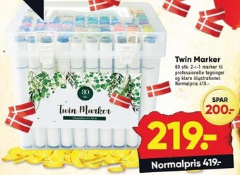 Bilka Twin marker tilbud