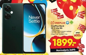 Bilka Oneplus nord ce 3 lite 5g tilbud