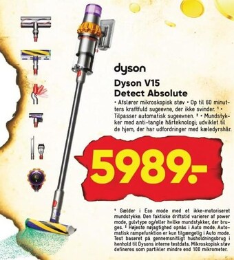 Bilka Dyson v15 detect absolute tilbud