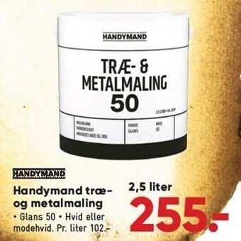 Bilka Handymand træ- og metalmaling tilbud