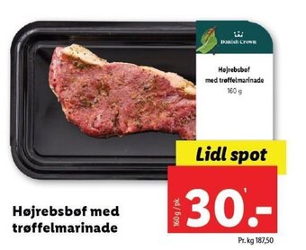 Lidl Højrebsbof med trøffelmarinade tilbud